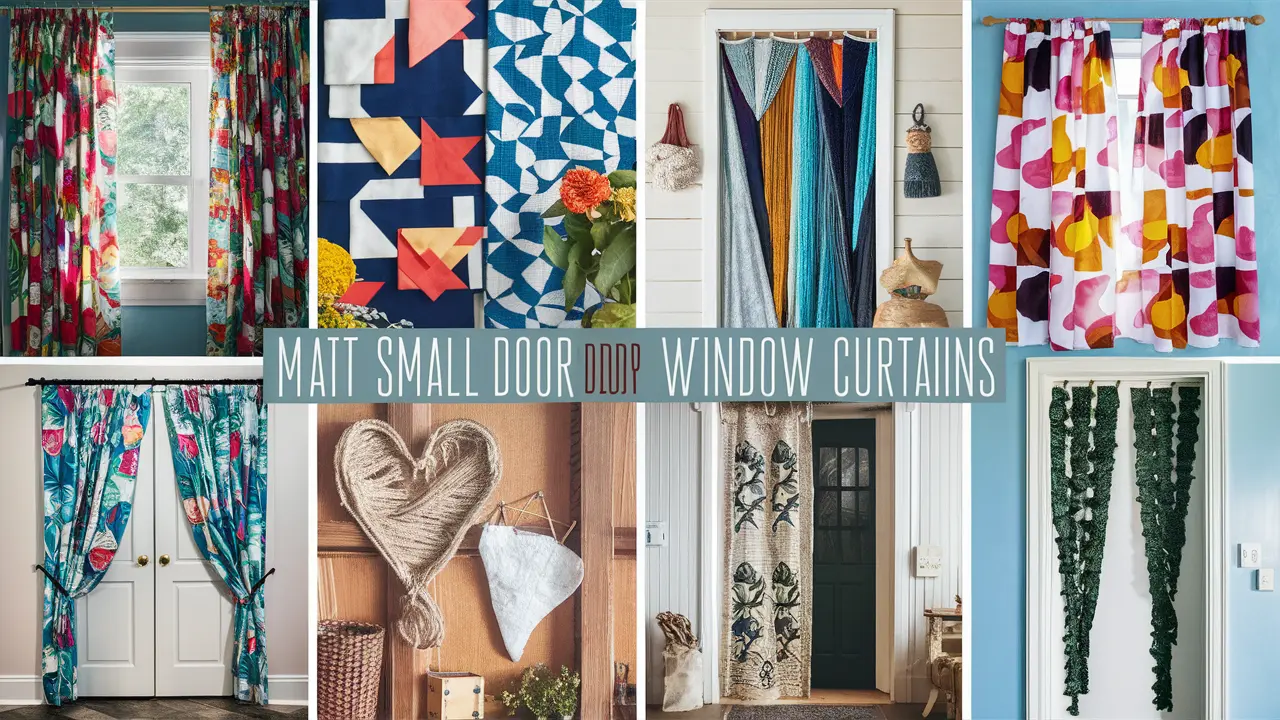 DIY Ideas for Custom Small Door Window Curtains