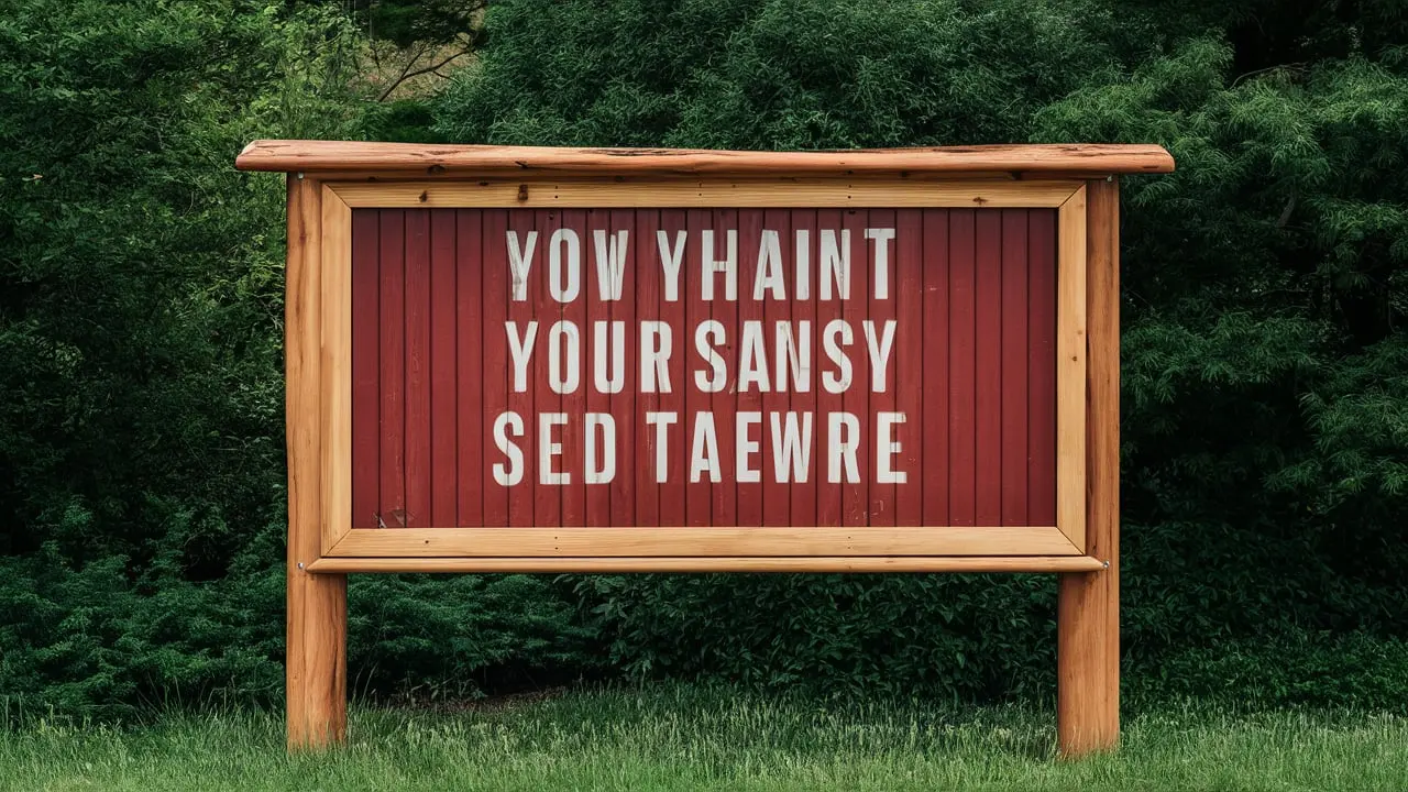 red cedar message board